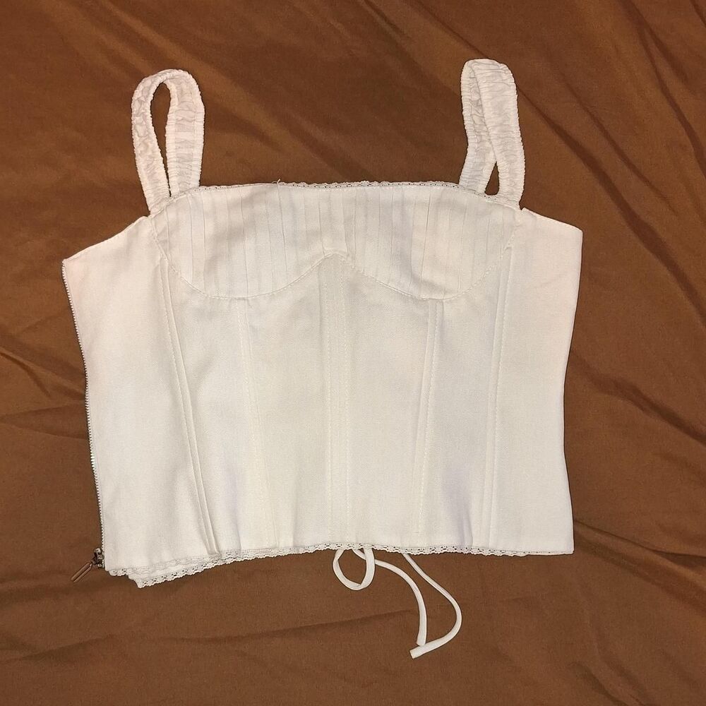 Maven-co-op Women's White Corset